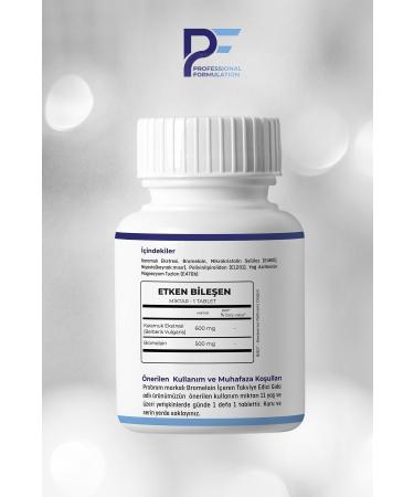 pf professional formulation Probrom Bromelain 30 Tablets - Buy Online on GoSupps.com