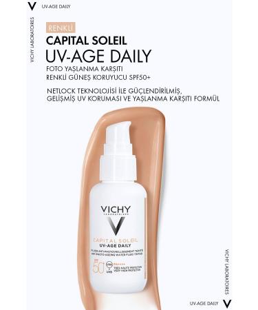 Vichy Capital Soleil Photo-Aging Light Texture Tinted Sunscreen 40ml Spf 50 - Buy Online on GoSupps.com