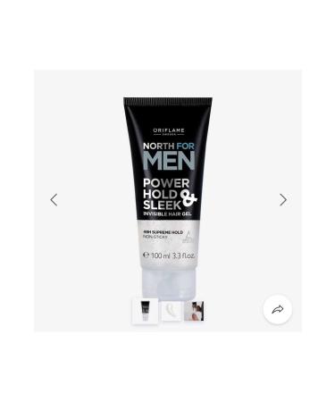 Oriflame North For Men Power Hold & Sleek Invisible Hair Gel