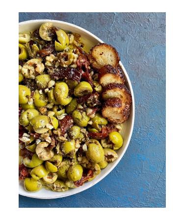 Kharzita Olive Salad with Zahter 350 gr - Buy Online on GoSupps.com