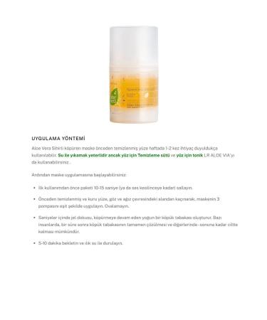 LR Aloe Vera Foaming Emotion Bubble Mask 50ml - Buy Online on GoSupps.com