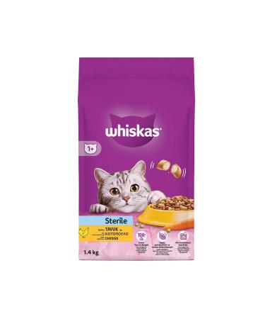 Whiskas Chicken Sterilized Cat Food 1.4 Kg