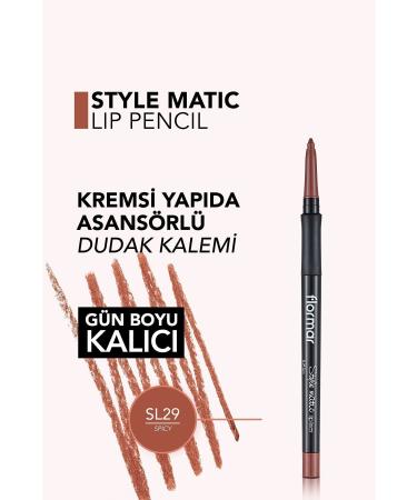 Flormar Lip Pencil - Stylematic Lipliner Sl29 Spicy 47000044-sl29 - Buy Online on GoSupps.com