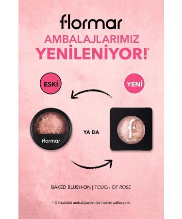 Flormar Shimmering Baked Blush - Baked Blush-on - 045 Touch Of Rose - 8682536051453 - Buy Online on GoSupps.com