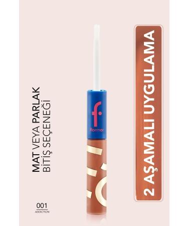 Flormar Shiny Matte Liquid Lipstick - Festival Spirit List. -001 Addition-8682536045322