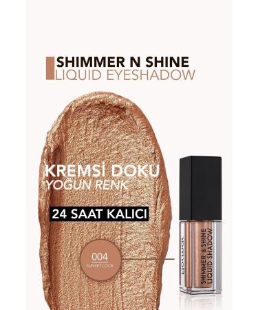 Flormar Metallic Liquid Eyeshadow (COPPER) - Shimmer & Shine Liquid Shadow - 004 Sunset Look - 8682536003124 - Buy Online on GoSupps.com