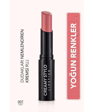 Flormar Semi-Glossy Stick Lipstick (Pastel Pink) - Creamy Stylo Lipstick - 007 Pinky - 8682536013673