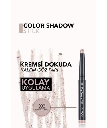 Flormar Waterproof Luminous Pencil Eyeshadow -color Shadow Stick - 003 Perfect Lights - 8682536039437 - Buy Online on GoSupps.com