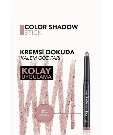 Flormar Waterproof Luminous Pencil Eyeshadow -color Shadow Stick -004 Rosy Nude-8682536039444 - Buy Online on GoSupps.com
