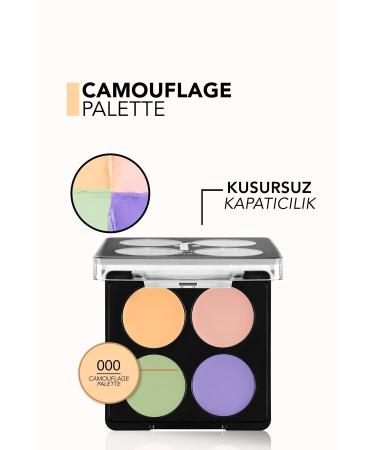 Flormar Cream Concealer Palette (4 COLORS) - Camouflage Palette Concealer - 000 Multi Color - 8682536053815 - Buy Online on GoSupps.com