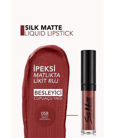 Flormar Silk Matte High Pigment & Matte Finish Moisturizing Liquid Lipstick - Buy Online on GoSupps.com