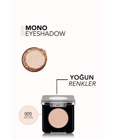 Flormar Mono Highly Pigmented & Naturally Shiny Compact Eyeshadow - Buy Online on GoSupps.com