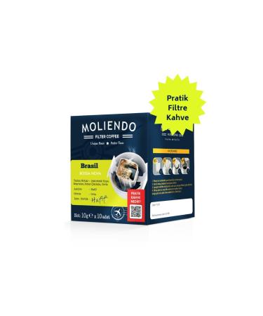 Moliendo Brasil Bossa Nova Practical Filter Coffee 10x10 G.