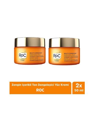 Roc Rich Tone Balancing Face Cream 50 ml x2