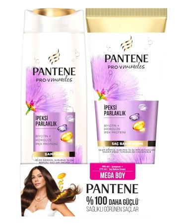 Pantene Pro-V Miracles Silky Shine 400 ml Shampoo + 275 ml Hair Care Conditioner