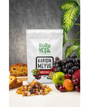 Dried Green Mixed Fruit Mix- Healthy Snack-dried Apricot-dried Fig 300gr - Buy Online on GoSupps.com