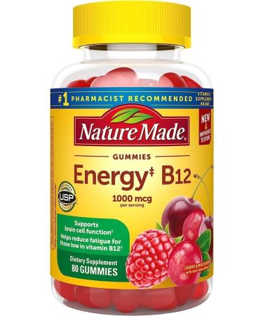 Nature Made Energy B12 1000 mcg 80 Gummies