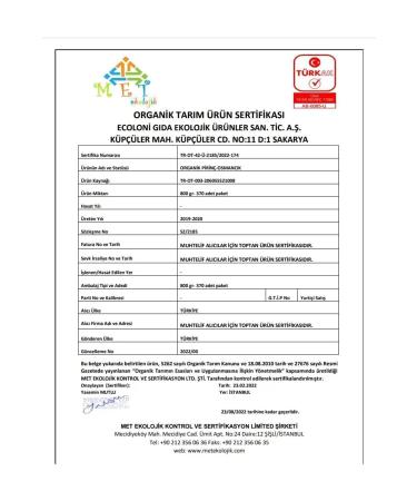 OG natural Organic Certified Osmancik Rice 800 Gr - Buy Online on GoSupps.com