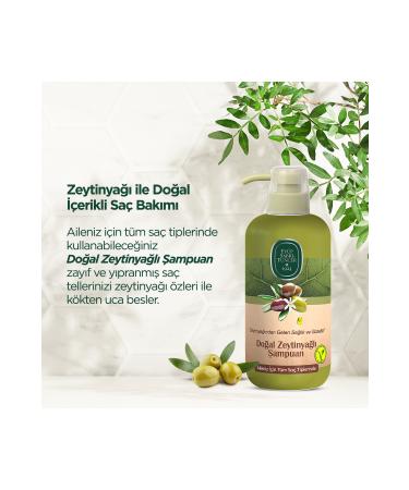 Ey p Sabri Tuncer Natural Olive Oil Shampoo 600 ml - Buy Online on GoSupps.com
