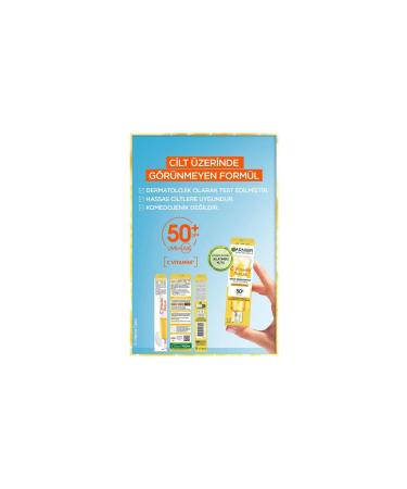 Garnier Daily Sunscreen Fluid Face Cream Invisible Texture - Buy Online on GoSupps.com