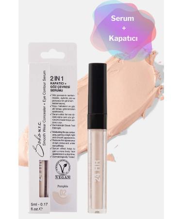 Soho NYC Vegan Under Eye Dark Circles and Bags Concealer Serum 5ml - Pumpkin