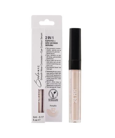 Soho NYC Vegan Under Eye Dark Circles and Bags Concealer Serum 5ml - Pumpkin - Buy Online on GoSupps.com