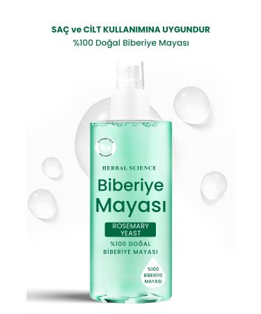 PROCSIN Rosemary Yeast (Water + Oil) High Quality Strengthening Hair Tonic Natural and Pure 200 ML - Buy Online on GoSupps.com