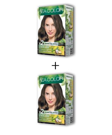 Sfey 2X2 Tube Cream Hair Dye Set Blonde No:7.0 - FSK3004-4998