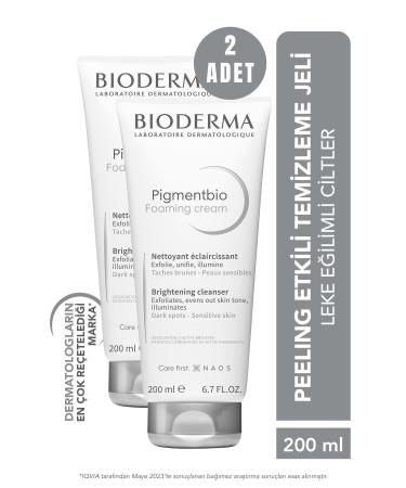 Bioderma Pigmentbio Foaming Cream 200 Ml 2 Pieces