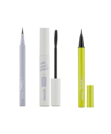 beaulis Drag It Eyeliner + Fake It Mascara + Glide It Eyeliner