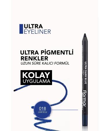 Flormar Dark Blue Eyeliner - Ultra Eyeliner 01 8690604547227 - Buy Online on GoSupps.com