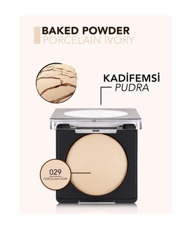 Flormar Intense Pigment Baked Matte Powder - Baked Powder - 029 Porcelain Ivory - 8682536053556 - Buy Online on GoSupps.com