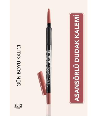 Flormar Waterproof Lift Lip Pencil (Nude) - Stylematic Lipliner - SL12 - 8690604497089