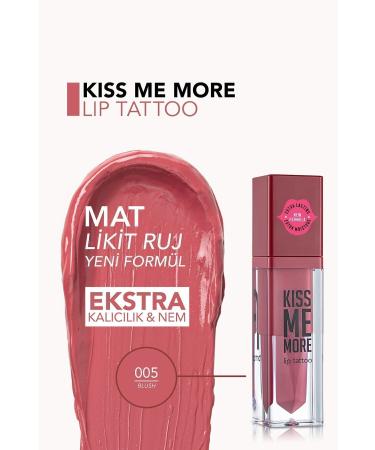 Flormar Long Lasting Matte Lipstick - Kiss Me More-005 Blush-8682536040662 - Buy Online on GoSupps.com