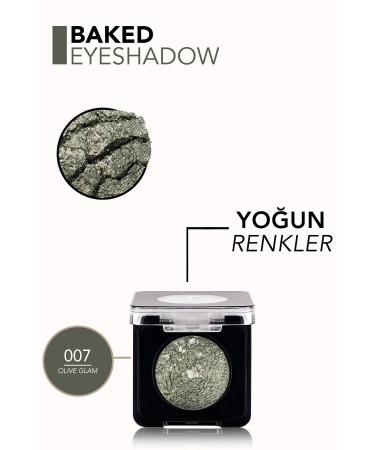Flormar Intense Shimmer Eyeshadow (OLIVE GREEN) - Baked Eyeshadow - 007 Olive Glam - 8682536052467 - Buy Online on GoSupps.com