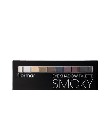 Flormar 10-Piece Eyeshadow Palette (SMOKY COLOR TONES) - Eyeshadow Palette - 002 Smoky - 8690604479535 - Buy Online on GoSupps.com