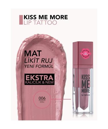 Flormar Long Lasting Matte Lipstick - Kiss Me More-006 Doll-8682536040679 - Buy Online on GoSupps.com