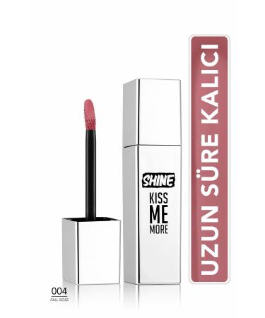 Flormar Permanent Shine Liquid Lipstick (DARK ROSE DRY) - Shine Kiss Me More Lls - 004 Fall Rose - 8682536083737