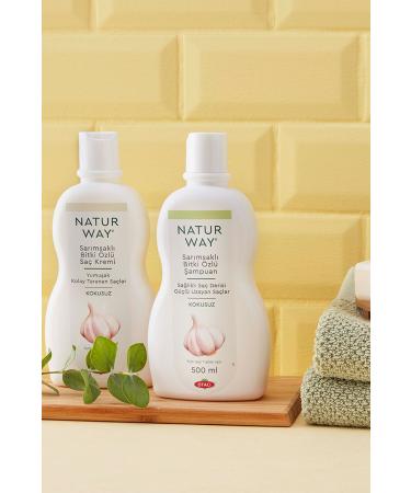 Otac Naturway Garlic Herbal Essence Shampoo 500ml Double Pack - Buy Online on GoSupps.com