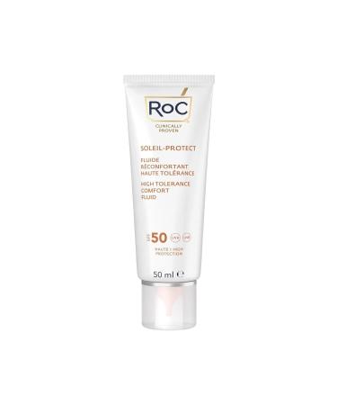 Roc Face Sunscreen For Sensitive Skin Spf50+ 50 Ml - Buy Online on GoSupps.com