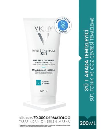 Vichy Purete Thermale 3 in 1 Cleanser 200ml