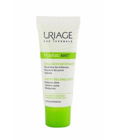 Uriage Hyseac Mat 40 Ml Special Mattifying and Moisturizing Emulsion for Mixed and Oily Skin - Buy Online on GoSupps.com