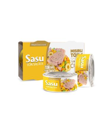SASU SOSLUTON Sasu Corn Tuna Salad 6x160g Large Piece
