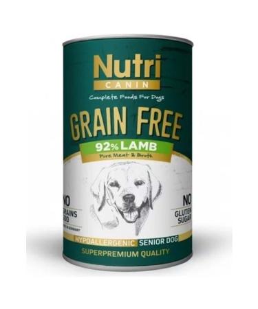 Nutri Canine Nutri Canin Lamb and Potato Grain Free Canned Food for Senior Dogs 400gr