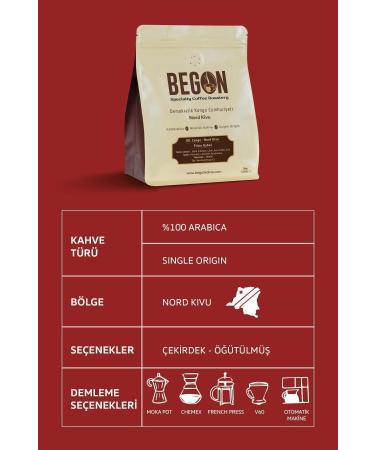 BEGON Nord Kivu Special Filter Coffee (BEANS) 250g - Buy Online on GoSupps.com