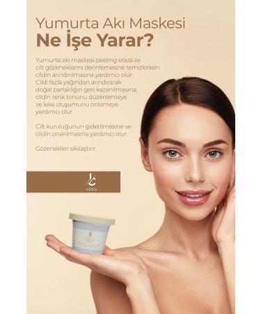  LE DA Pore Tightening Egg White Mask-Egg White Pore Mask - Buy Online on GoSupps.com