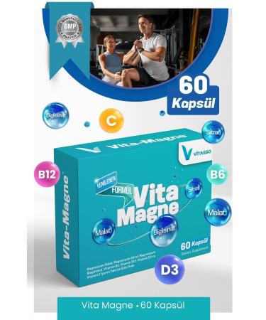 Vitasso Magnesium Magthreeon & Vitamagne Organic Magnesium Forms and Vitamin Forms 2 Pack - Buy Online on GoSupps.com