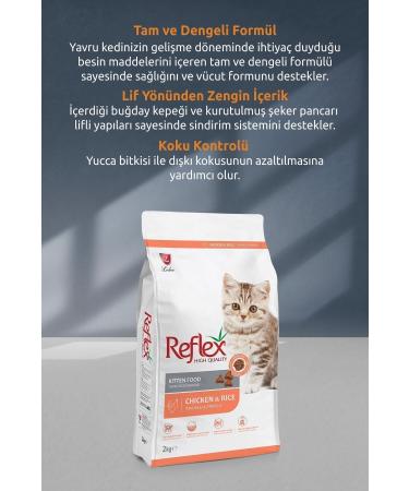 Reflex Kitten Chicken Rice Kitten Cat Food 2 Kg X 3 Pack - Buy Online on GoSupps.com