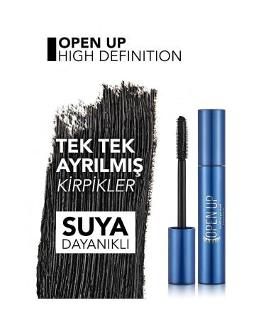 Flormar Separating Individually Waterproof Mascara (BLACK) - Open Up Waterproof Mas. - 002 - 8682536058360 - Buy Online on GoSupps.com