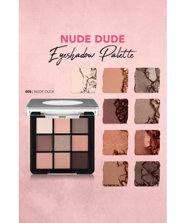 Flormar Matte & Shiny Creamy Eyeshadow Palette - Eye Shadow Palette - 005 Nude Dude- 8682536048477 - Buy Online on GoSupps.com
